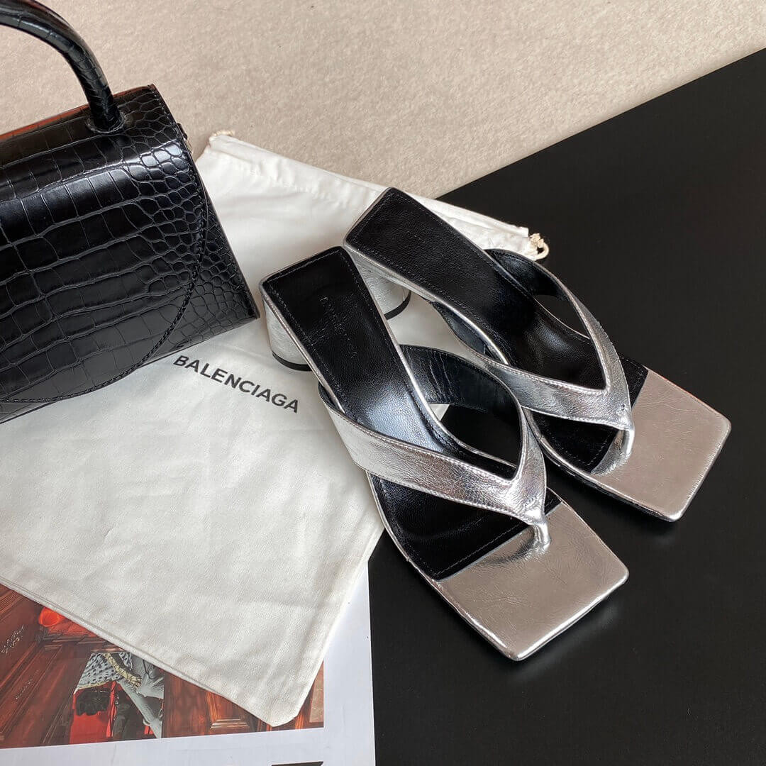 Balenciaga Logo T-bar sandals 434344