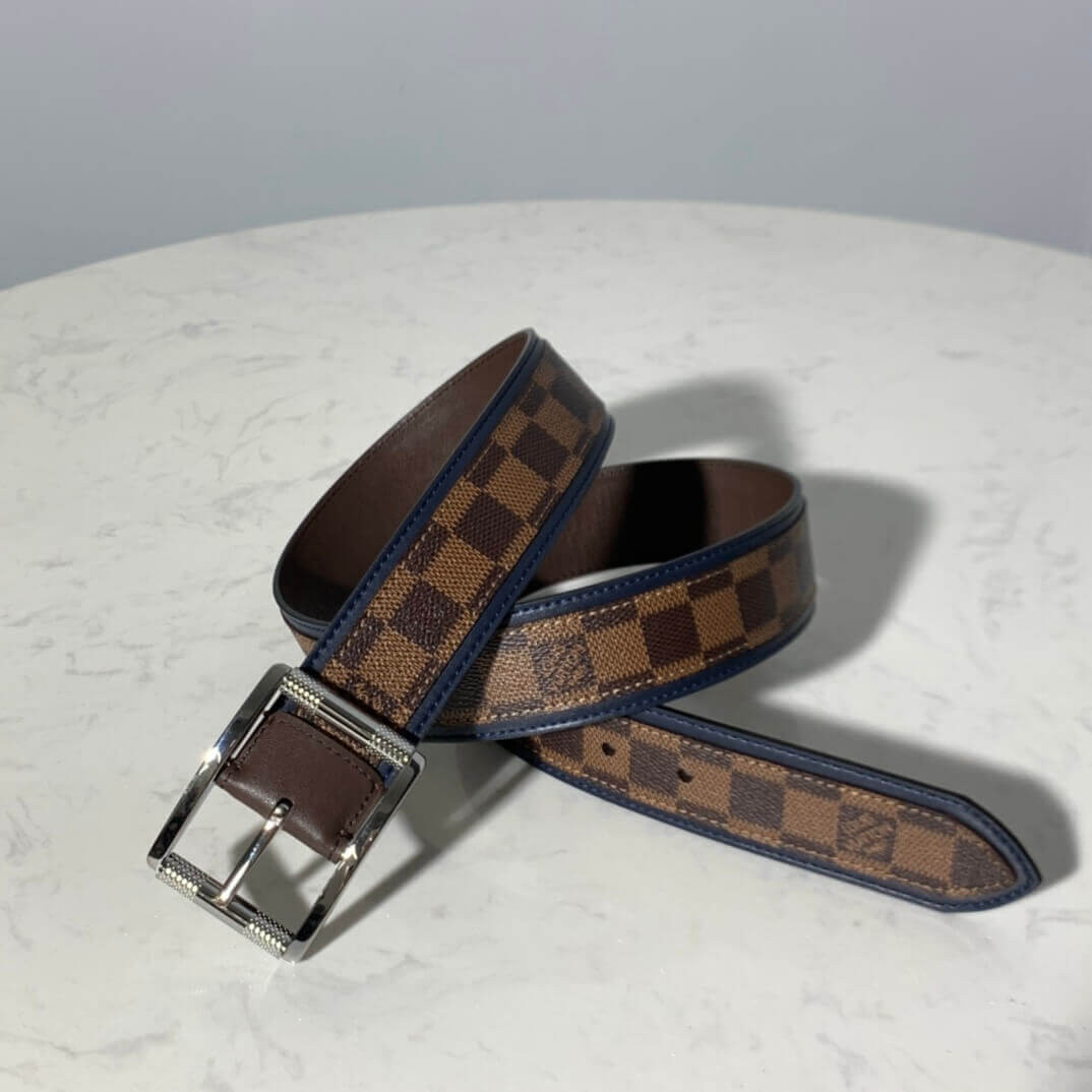 Louis Vuitton LV Reverso 40mm Reversible Belt M0038U Blue