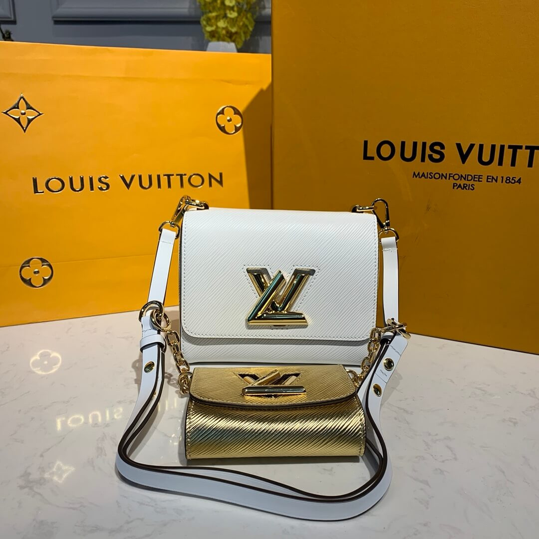 Louis Vuitton Twist PM And Twisty M55685 White/Gold