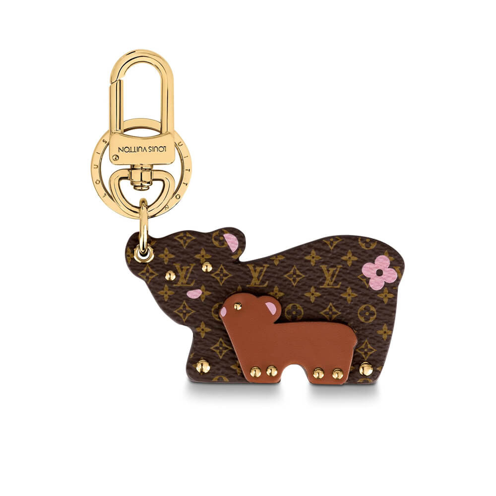 Louis Vuitton Mummy And Baby Bear Bag Charm And Key Holder M69558