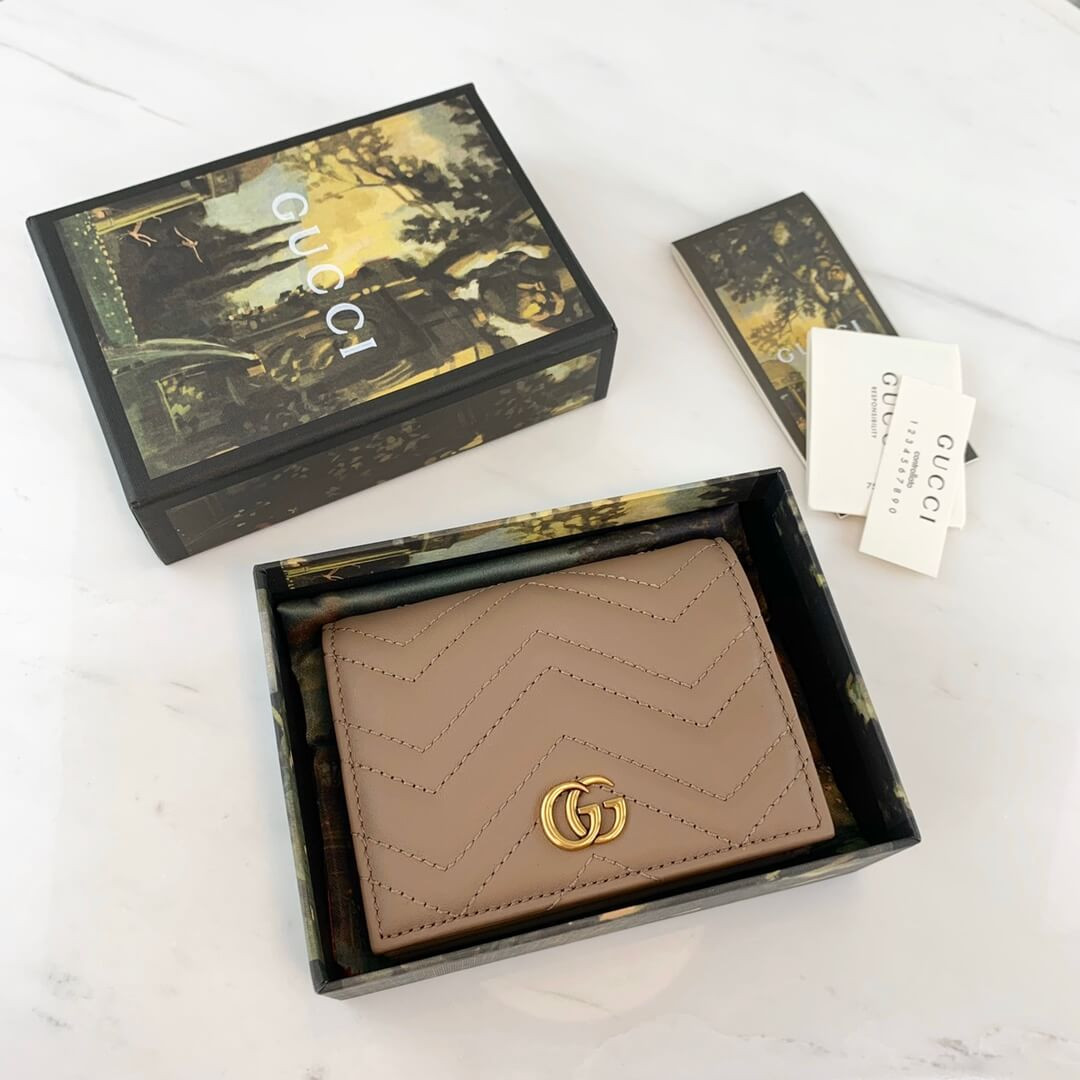 Gucci GG Marmont Card Case Wallet 466492