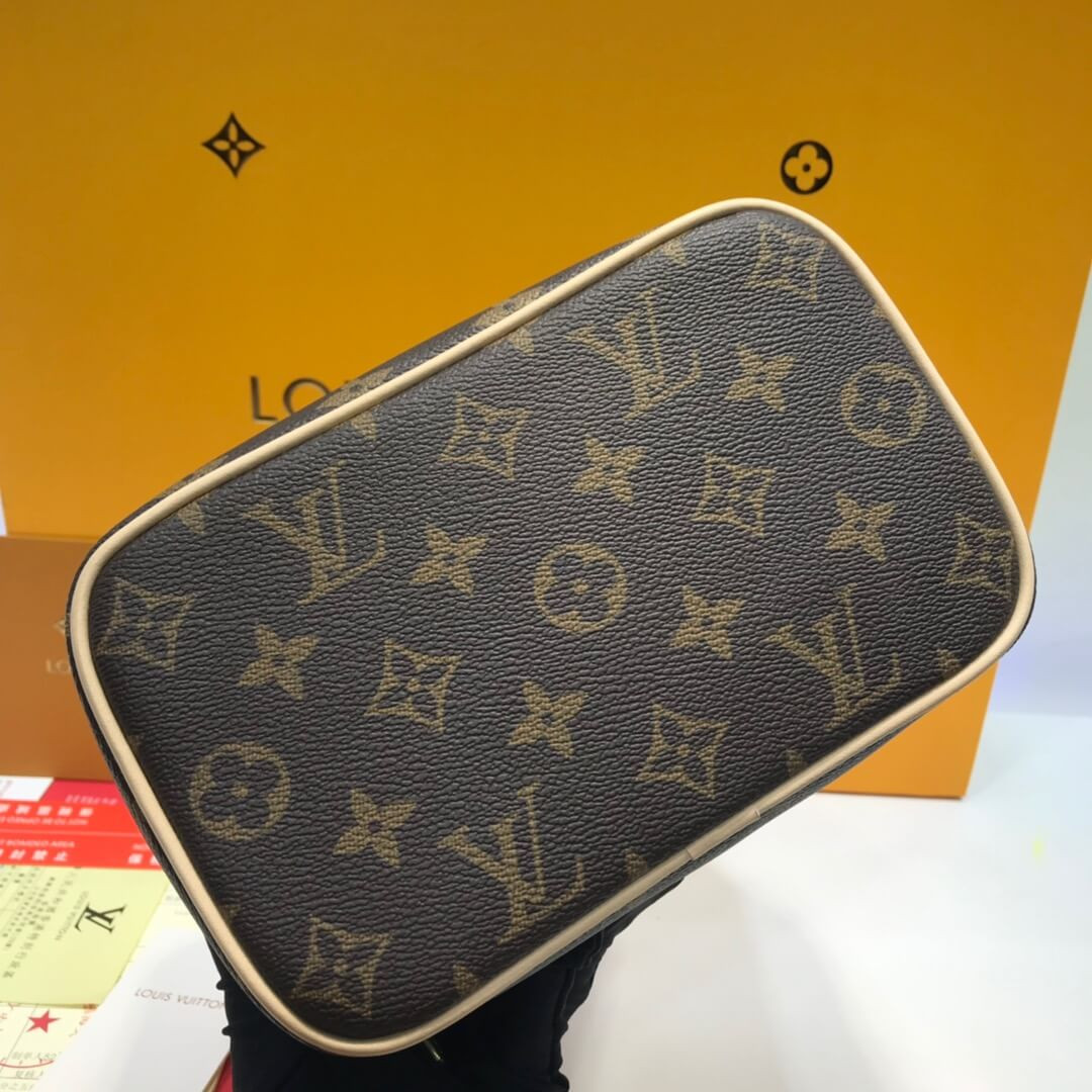 Louis Vuitton Monogram Canvas Nice Cosmetic  Mini M44495