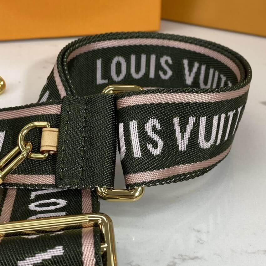 Louis Vuitton Pochette Bandouliere Multi Strap J02487 Khaki&Pink