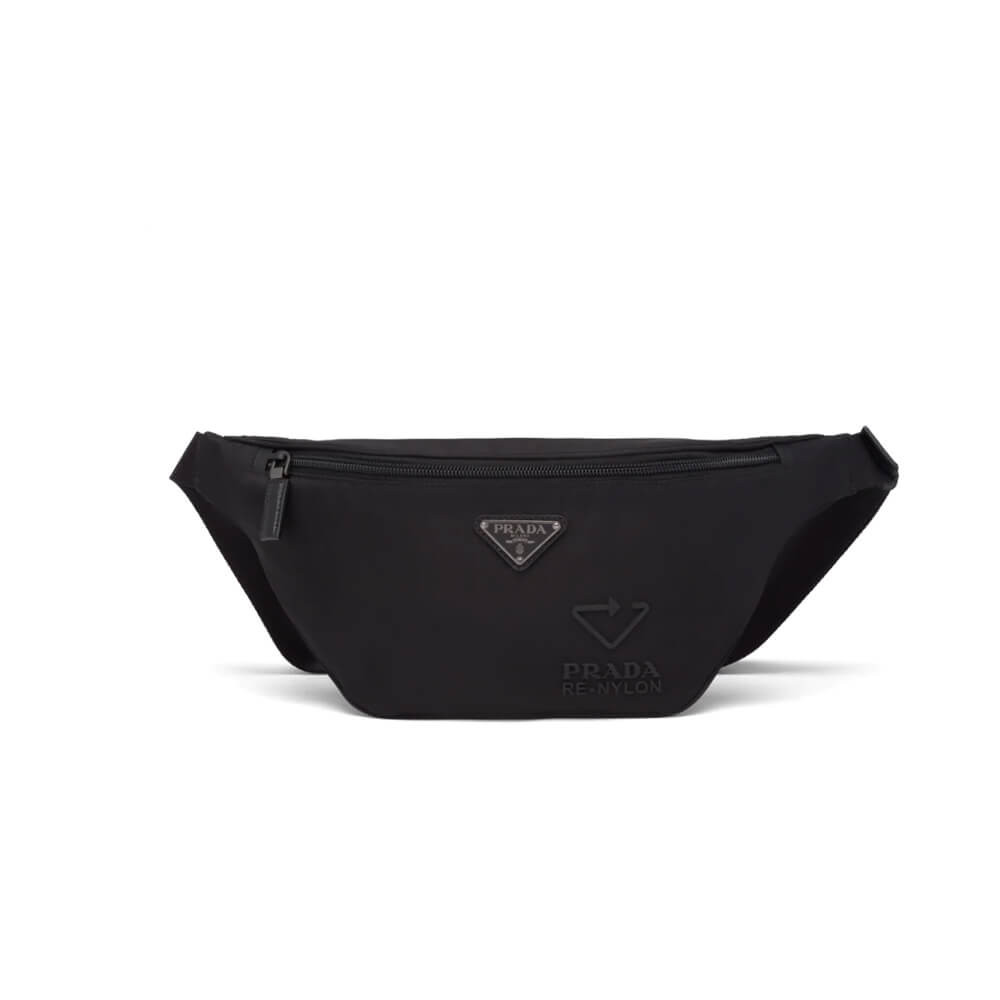 Prada Re-Nylon and Saffiano Leather Belt Bag 2VL033