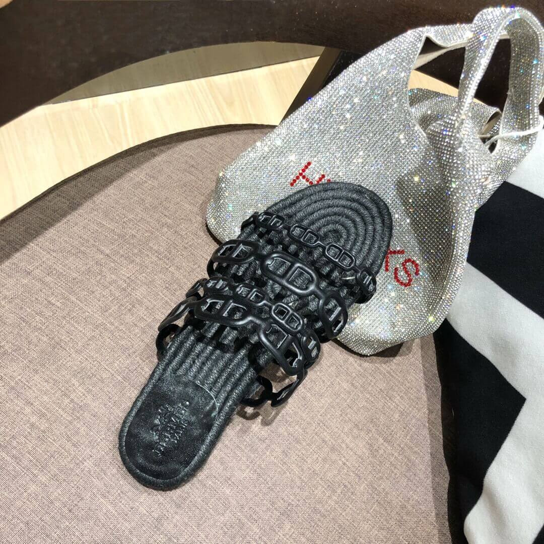 Hermes Ancone Espadrille Nappa Leather H2011