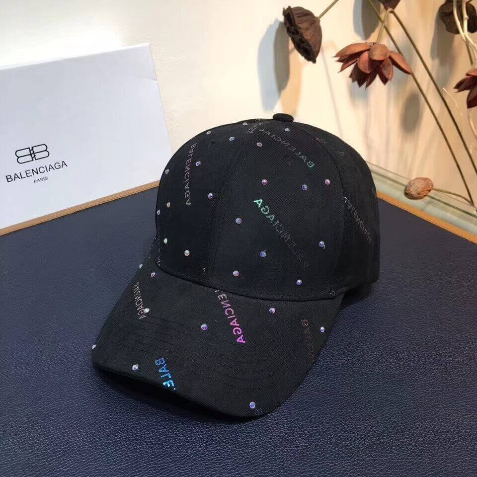 Balenciaga Logo Embroidered Baseball Cap 26896