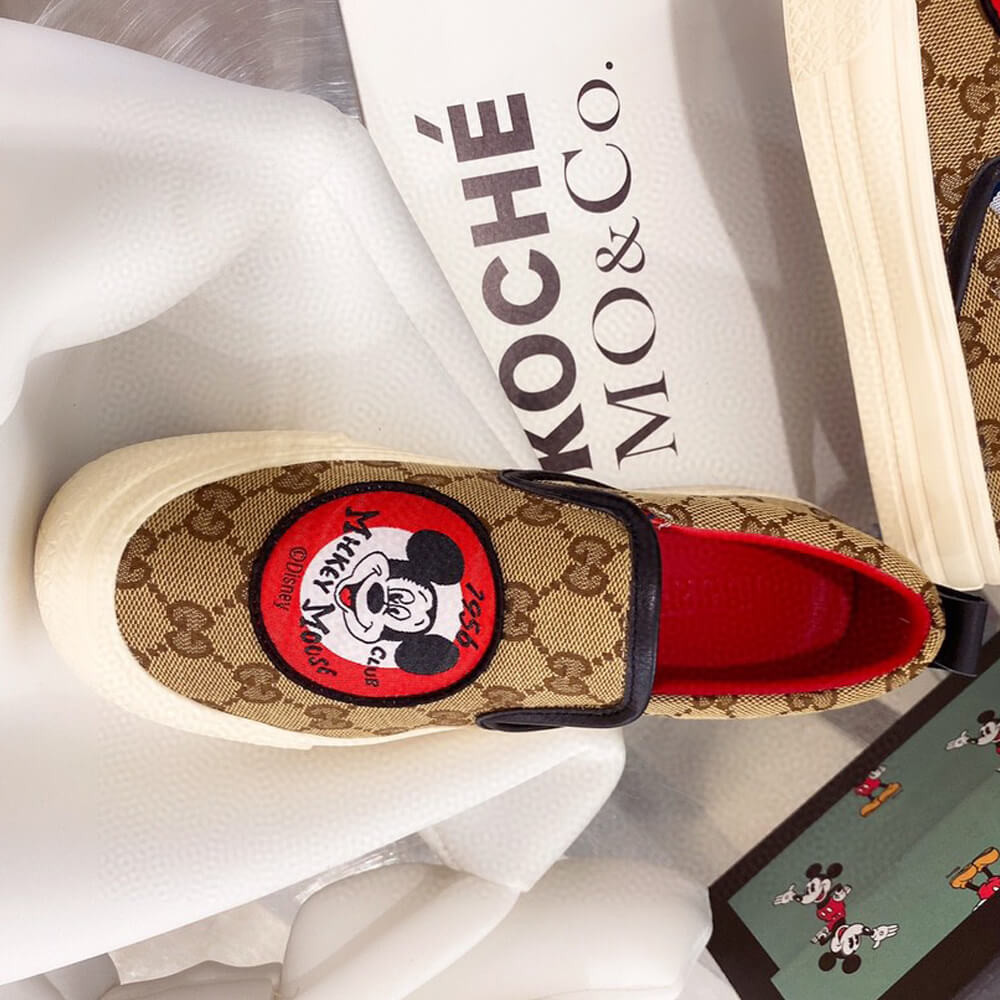 Gucci GG Disney x Gucci Loafer 875605 Black / Red