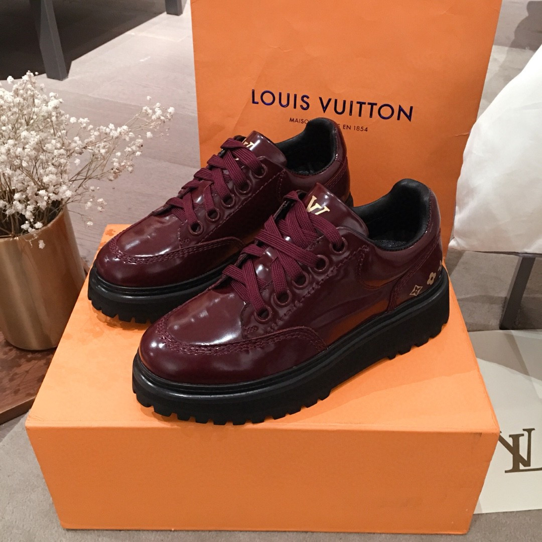 Louis Vuitton Beverly Hills Sneaker 1A46OW Burgundy