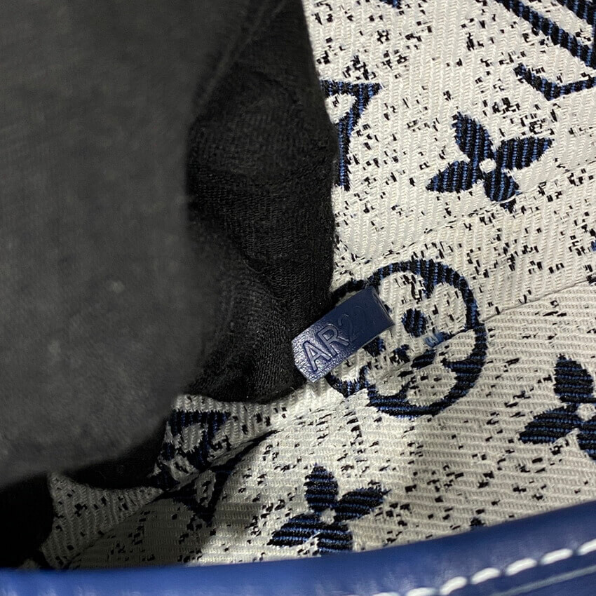 Louis Vuitton Denim Jacquard Textil Petit Noe M59606