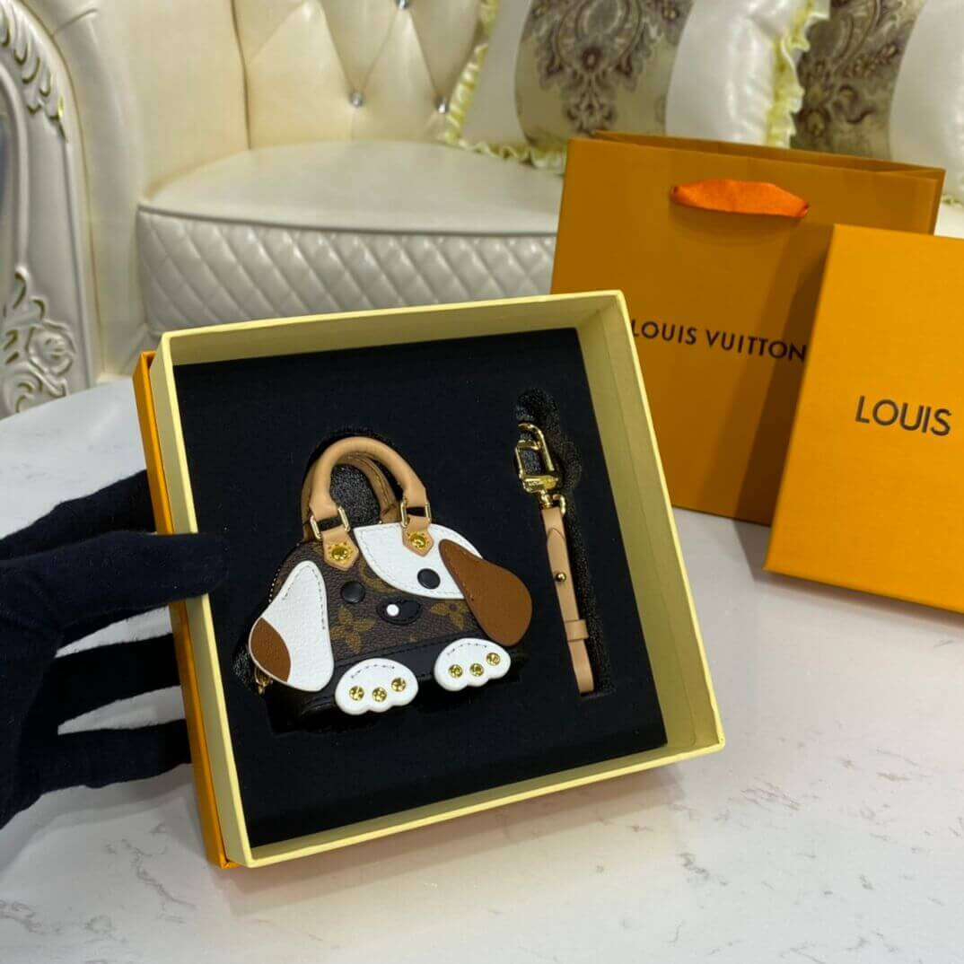 Louis Vuitton Alma Dog Bag Charm and Key Holder
