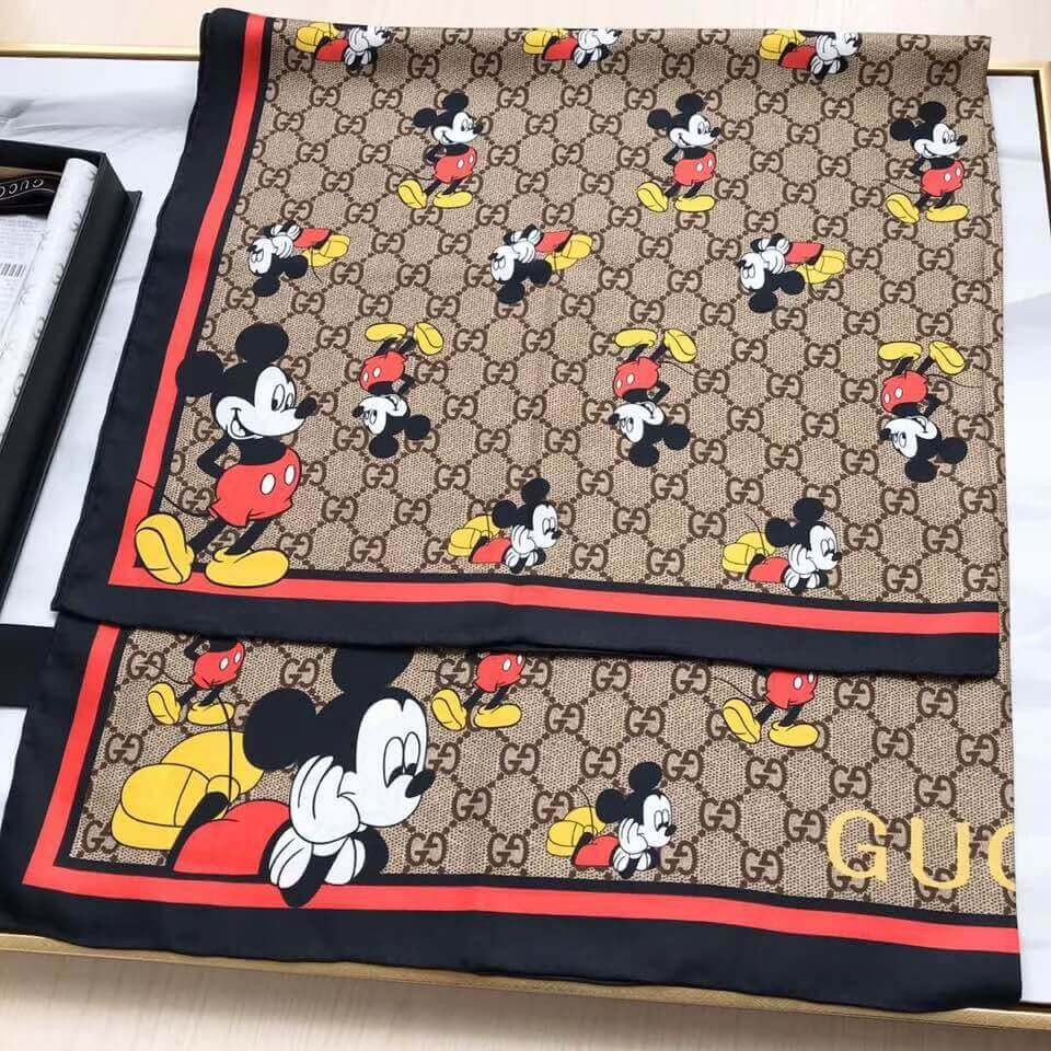 Disney x Gucci Chiffon Scarf 607324