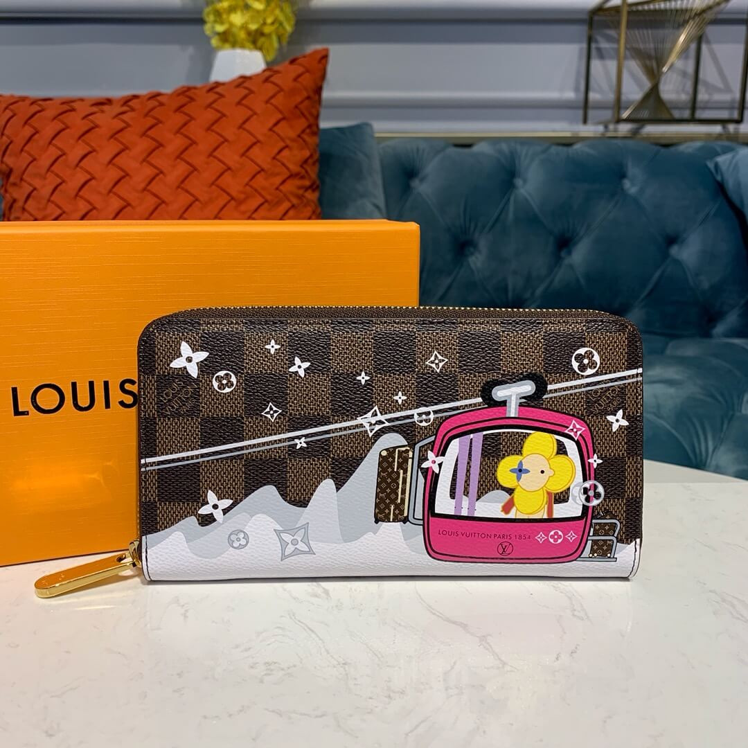 Louis Vuitton Courchevel Zippy Wallet N60257