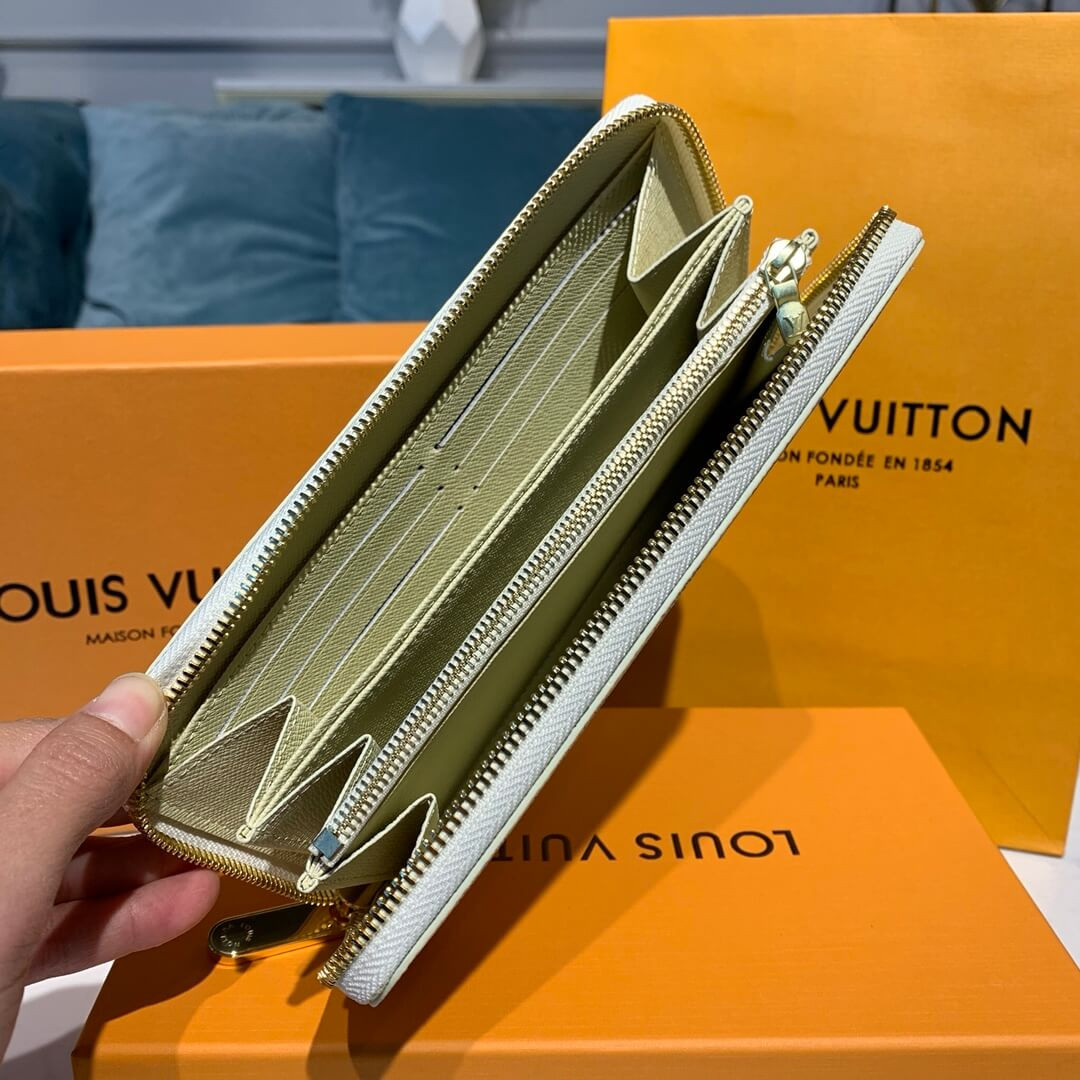 Louis Vuitton Damier Azur Canvas Zippy Wallet N41660