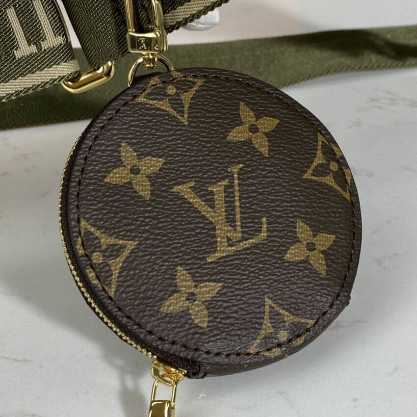 Louis Vuitton Pochette Bandouliere Multi Strap J02487 Kahki&Beige