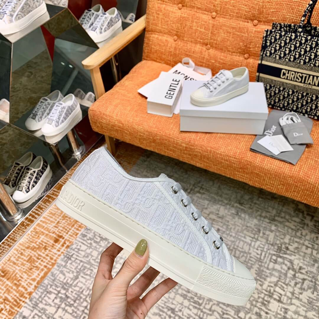 Christian Dior WalkNDior Sneaker In Embroidered Cotton 21183