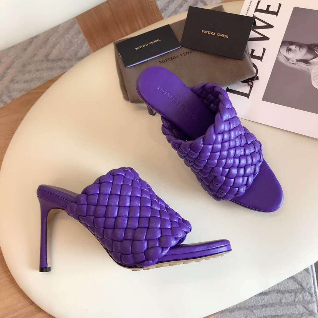 Bottega Veneta BV Curve Sandals 621340 Purple