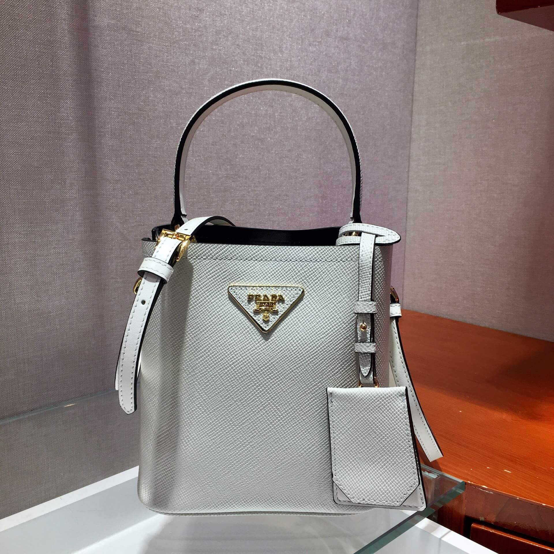 Prada Panier Small Saffiano Bag 1BA217