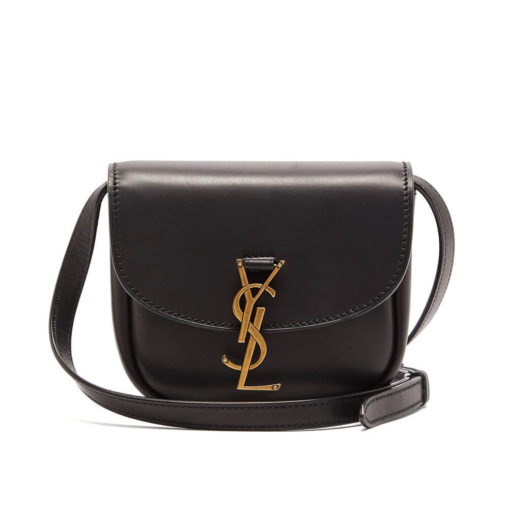 Saint Laurent Kaia YSL-Plaque Mini Leather Satchel 623097