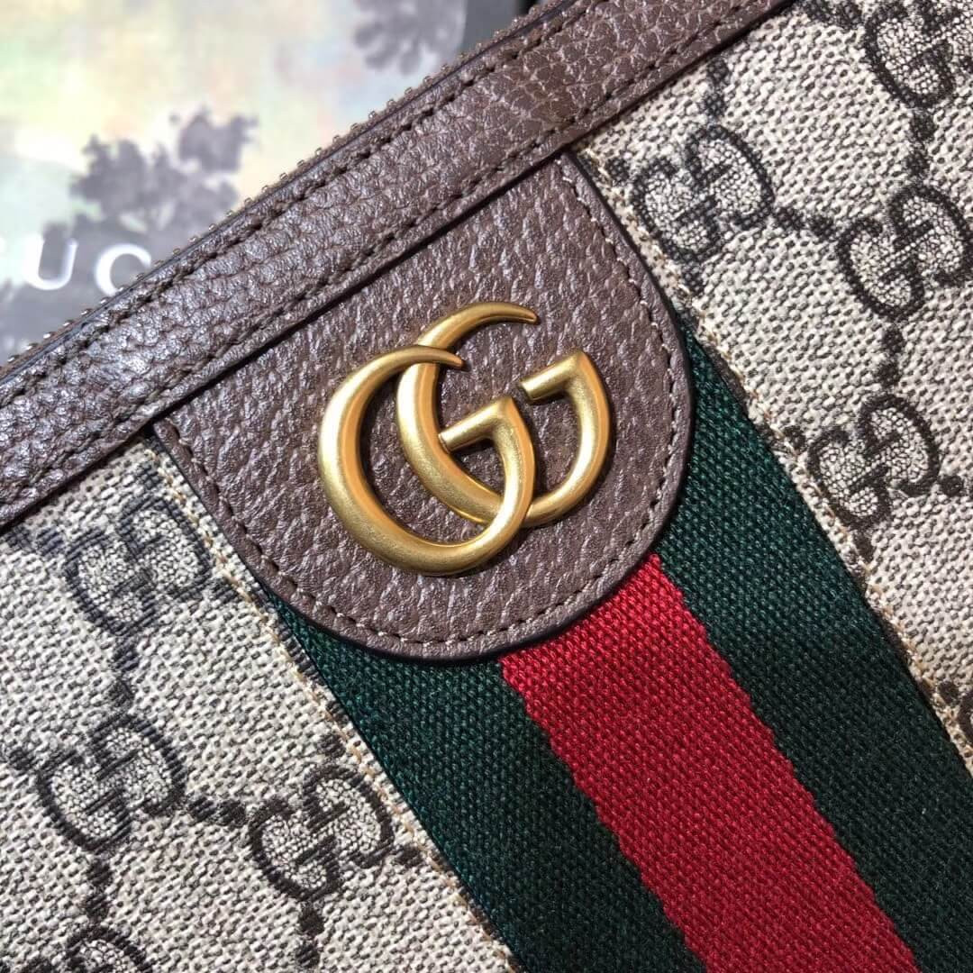 Gucci GG Supreme Pouch With Three Little Pigs 557697