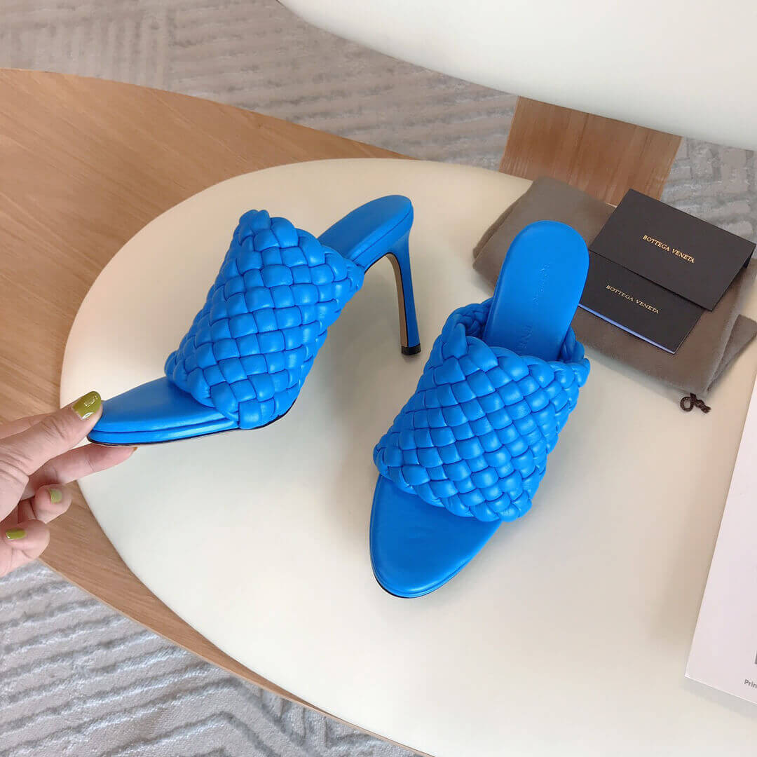 Bottega Veneta BV Curve Sandals 621340 Blue