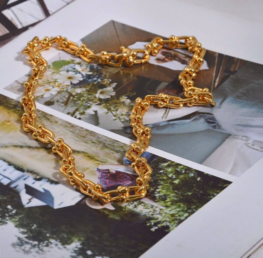 Tiffany & Co Graduated Link Necklace 9651