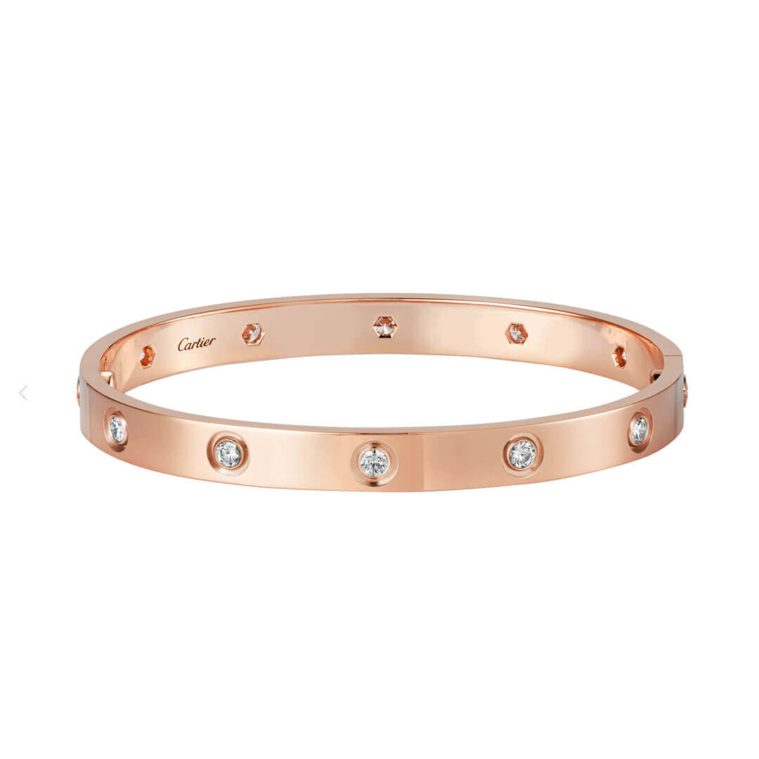 Cartier Love Bracelet 10 Diamonds CB003