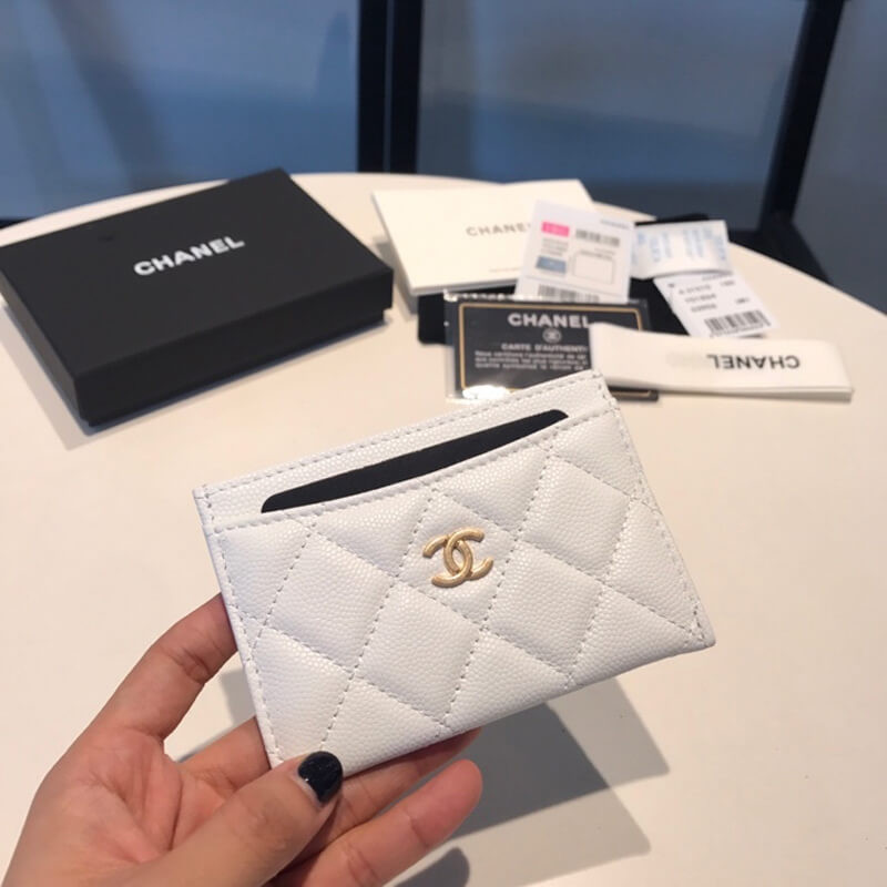 Chanel Grainy Calfskin Classic Card Holder A31510