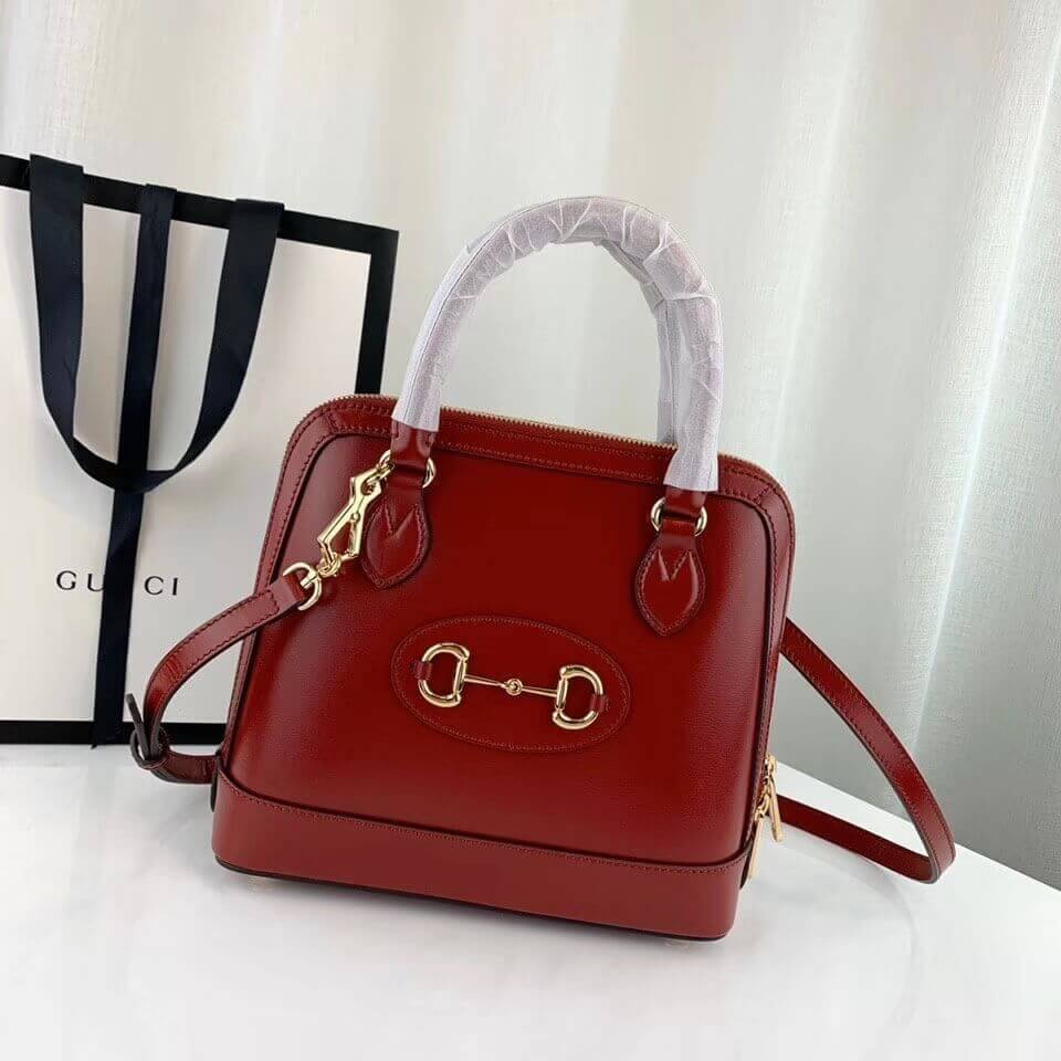 Gucci 1955 Horsebit Leather Small Top Handle Bag 621220