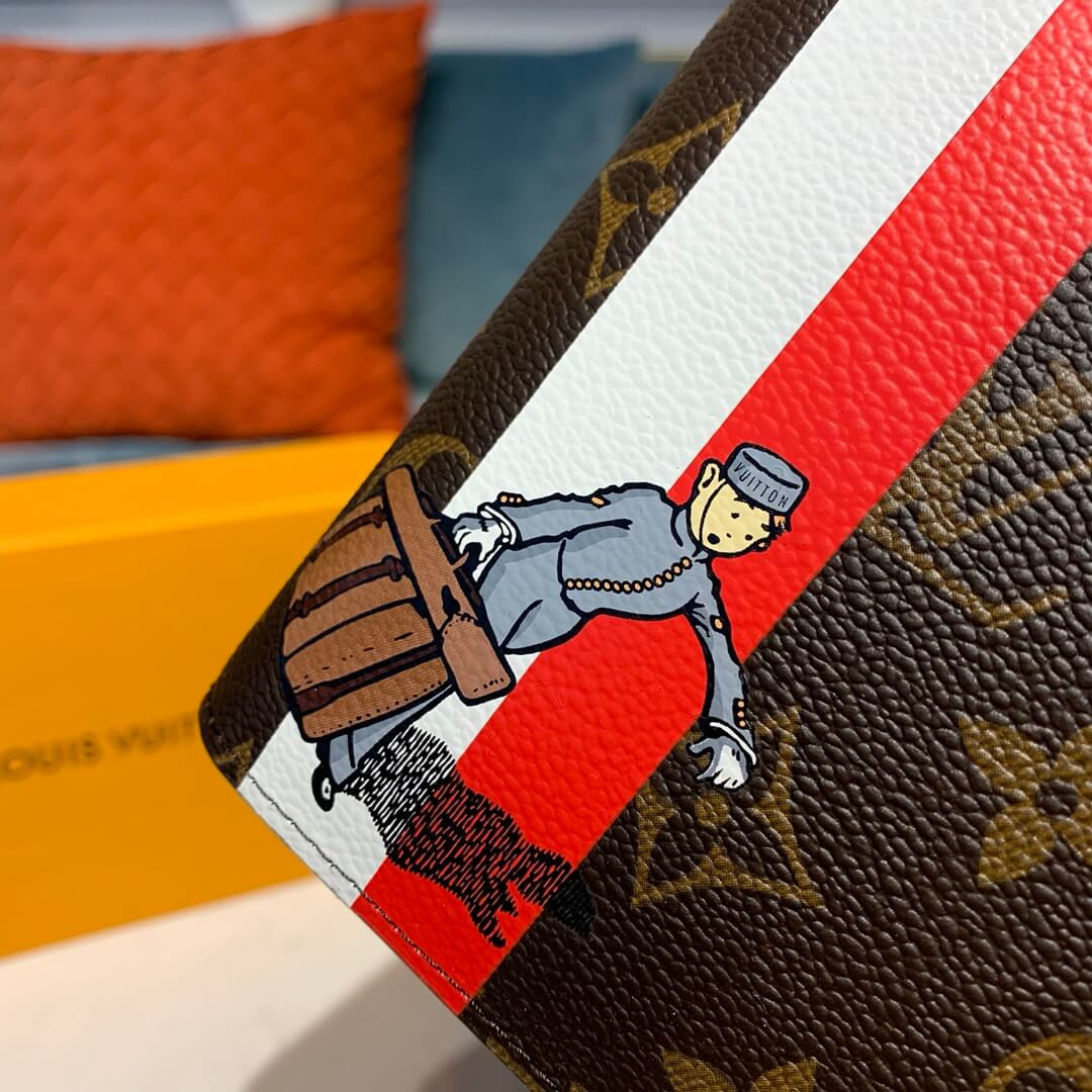 Louis Vuitton Tintin Groom Bellboy Small Ring Agenda Cover R20005
