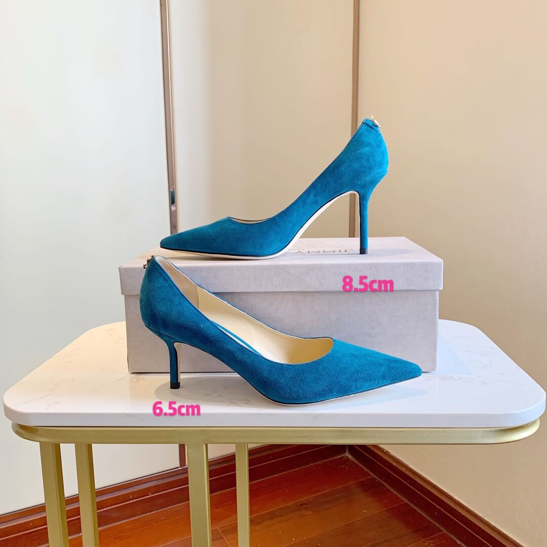 Jimmy Choo Romy Suede Point-Toe Pumps 120011