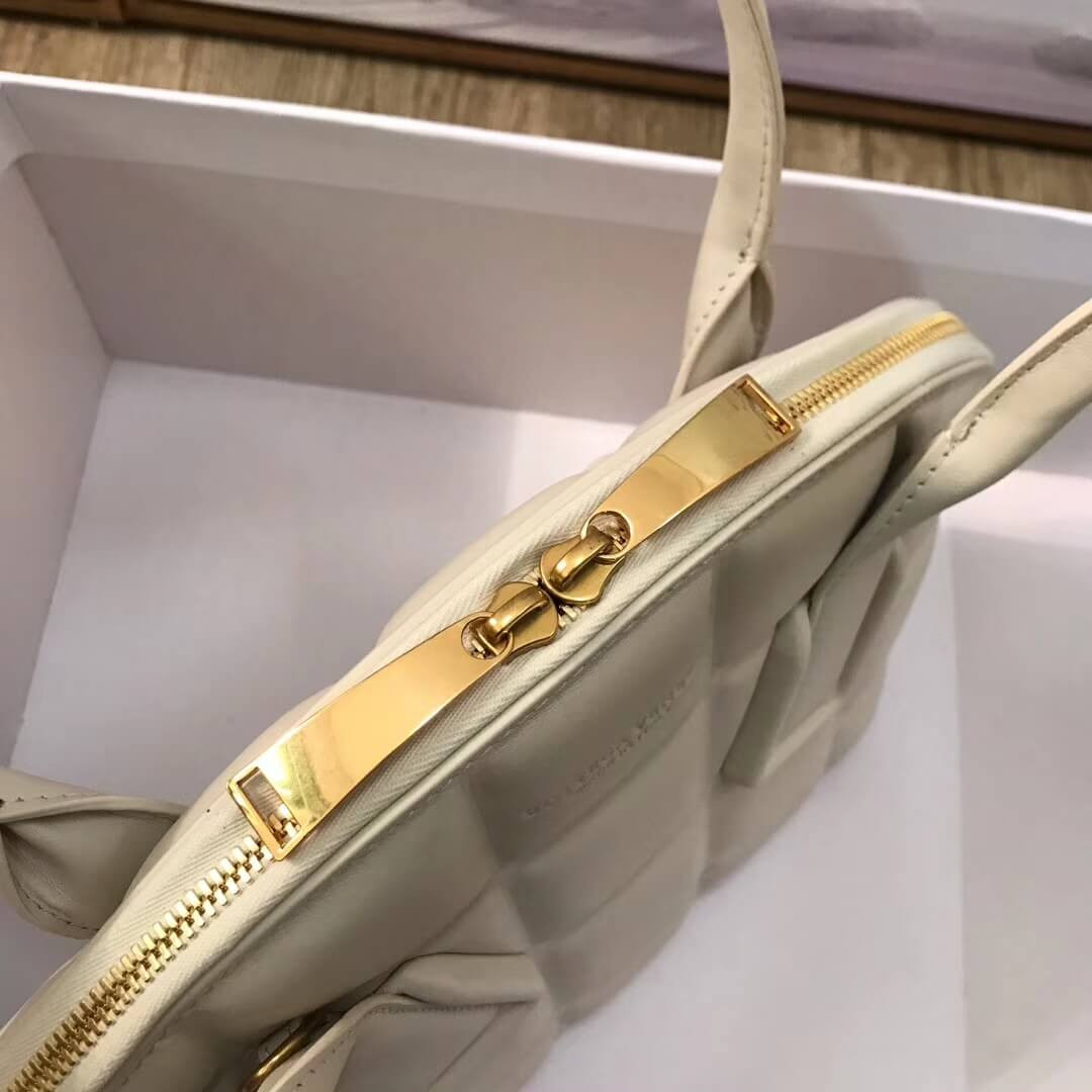 Bottega Veneta Swoop Small Leather Bowling Bag 6610