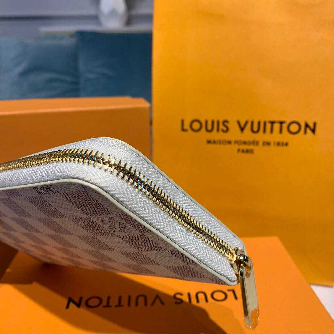 Louis Vuitton Damier Azur Canvas Zippy Wallet N41660