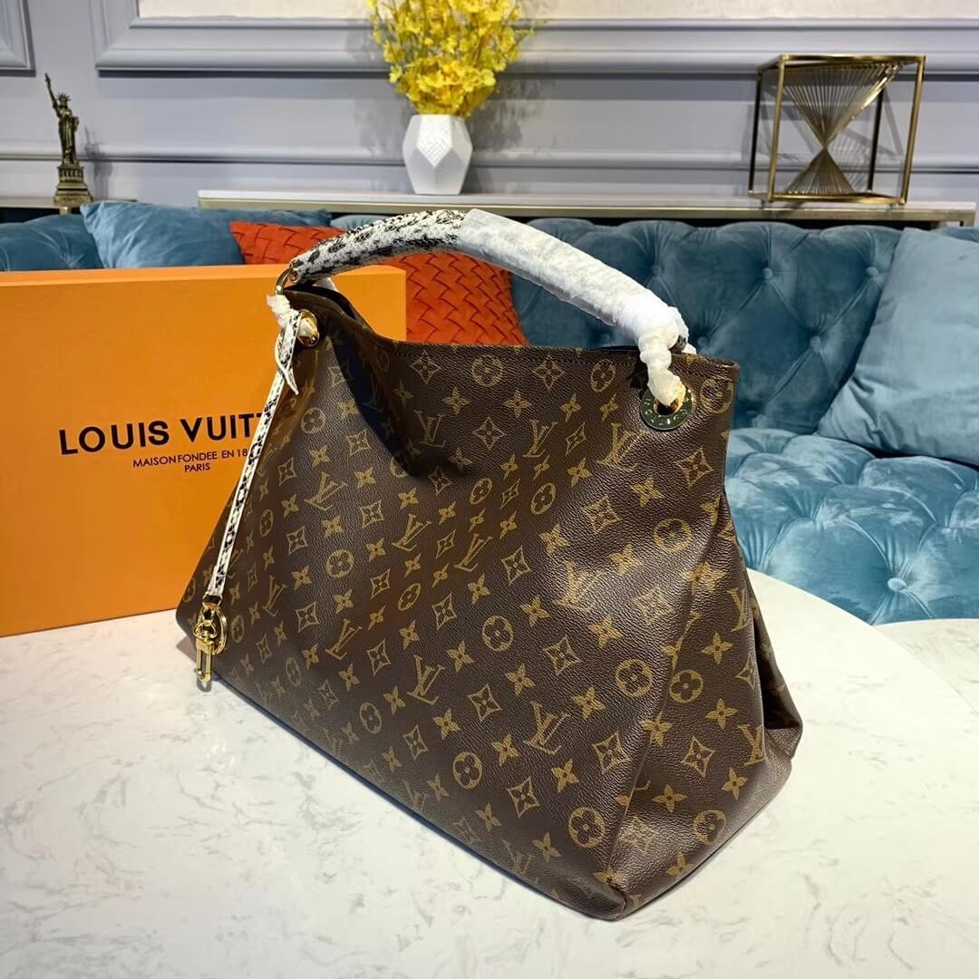 Louis Vuitton Monogram Canvas And Python Artsy MM M44010