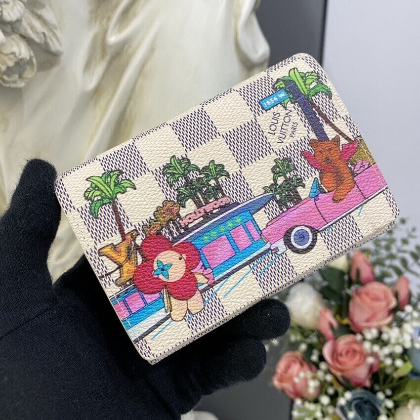 Louis Vuitton Damier Azur Victorine Wallet N60478