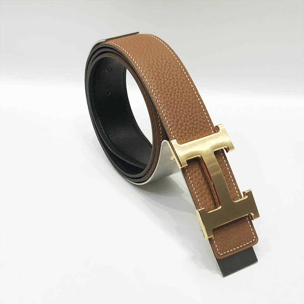Hermes H Belt Buckle & Reversible Leather Strap 38 mm HB01