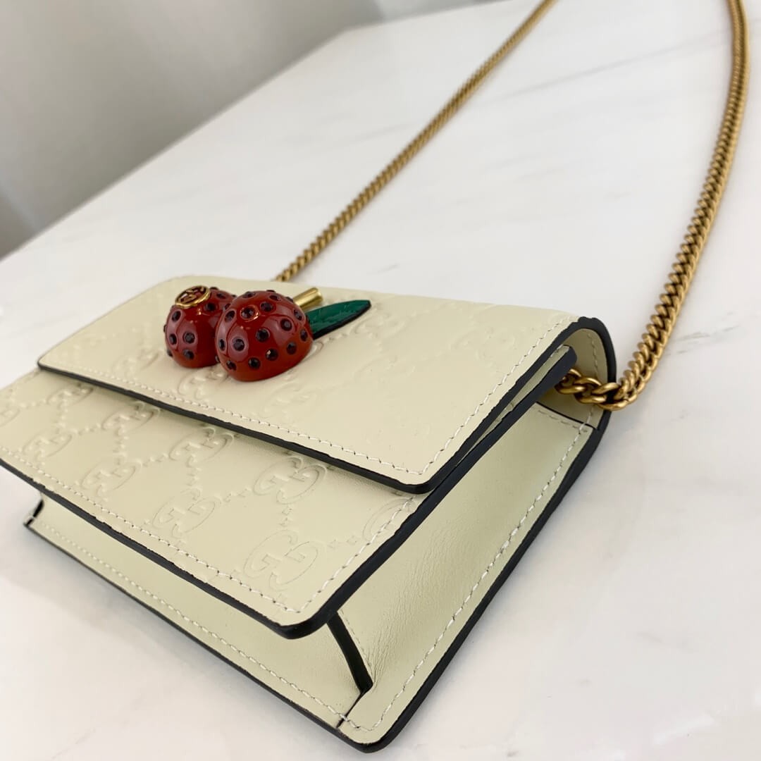 Gucci Signature Mini Bag With Cherries 481291