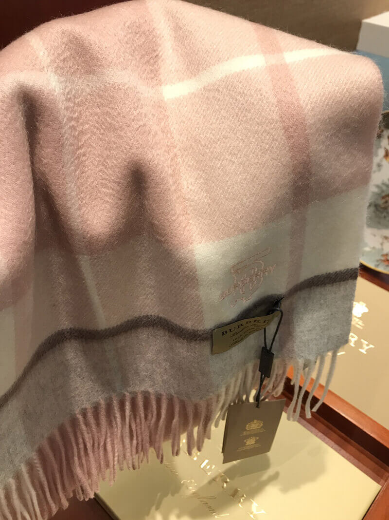 Burberry Unisex Check Wool Scarf 2401