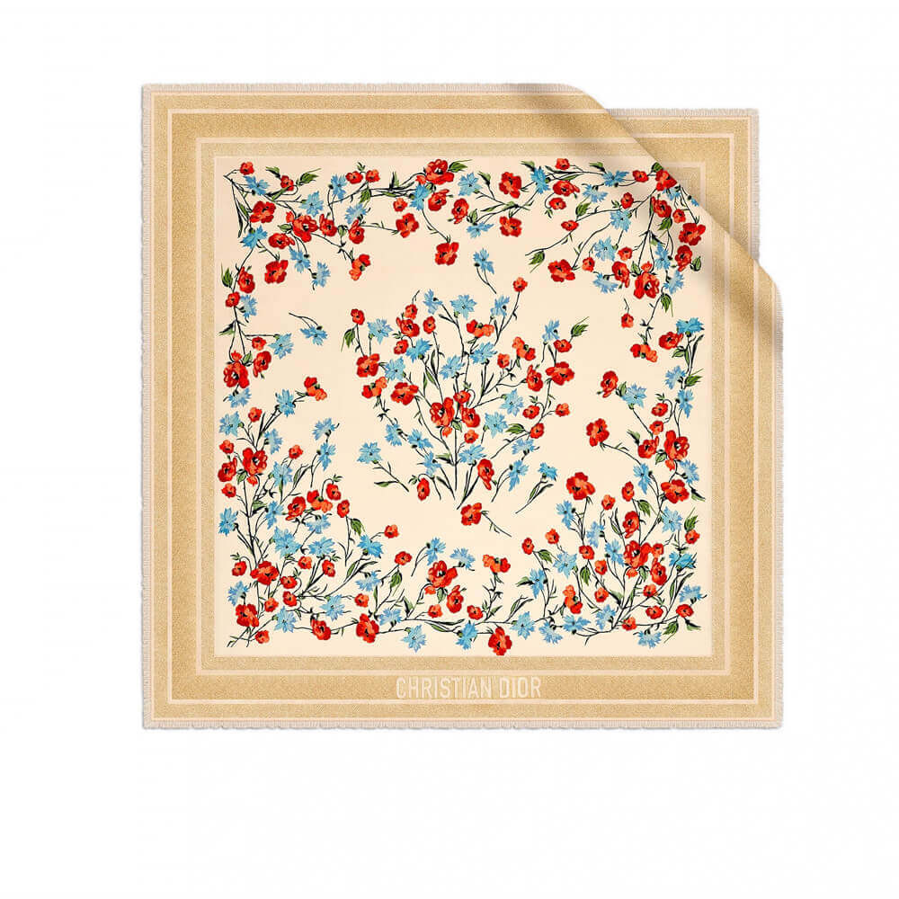 Dior Hibiscus Square Scarf C184
