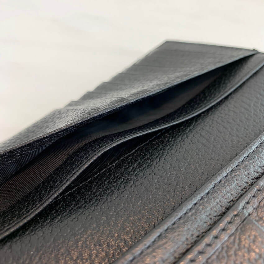 Gucci GG Marmont Metal-Free Tanned Leather Long Bi-Fold Wallet 428740