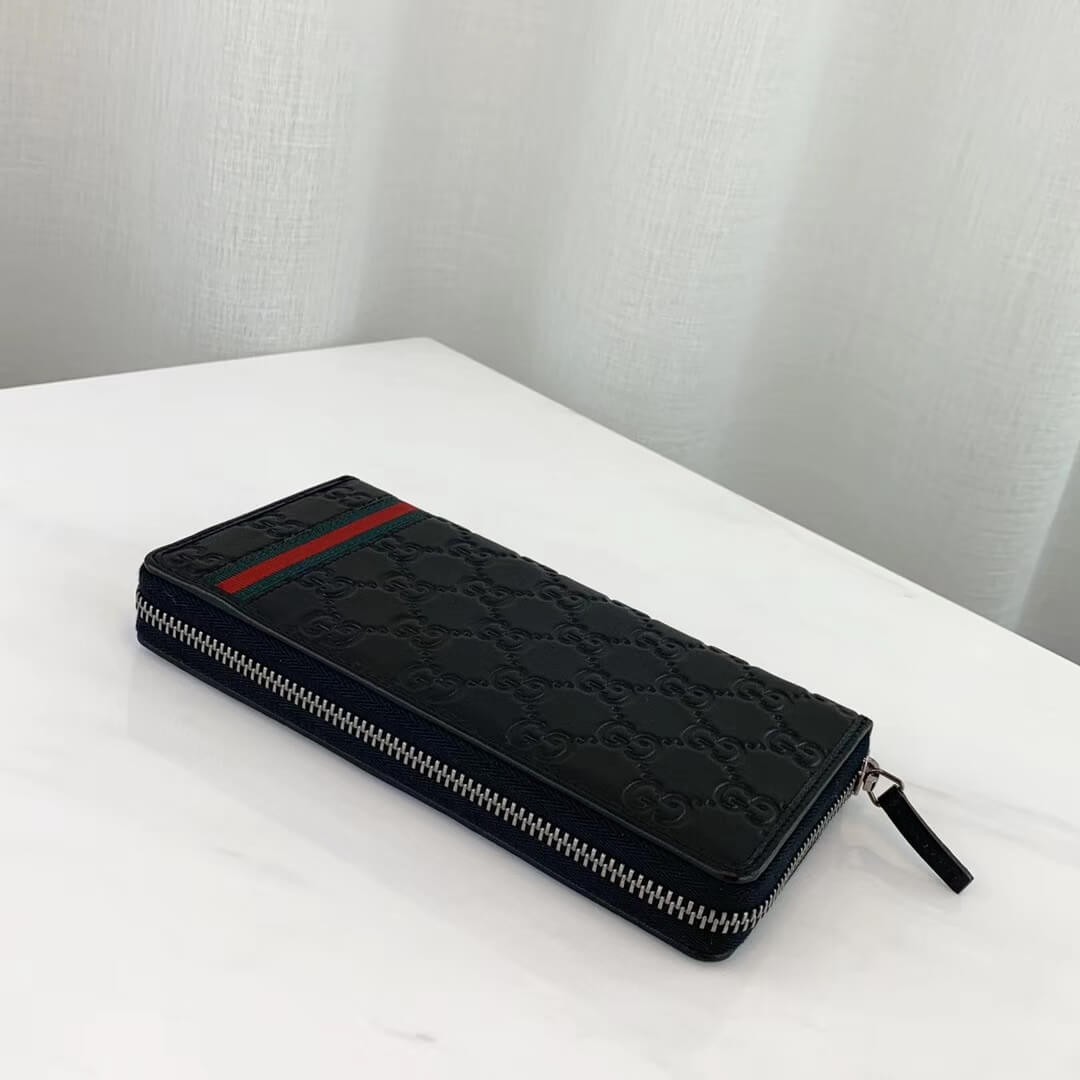 Gucci Signature Zip Around Wallet 291105