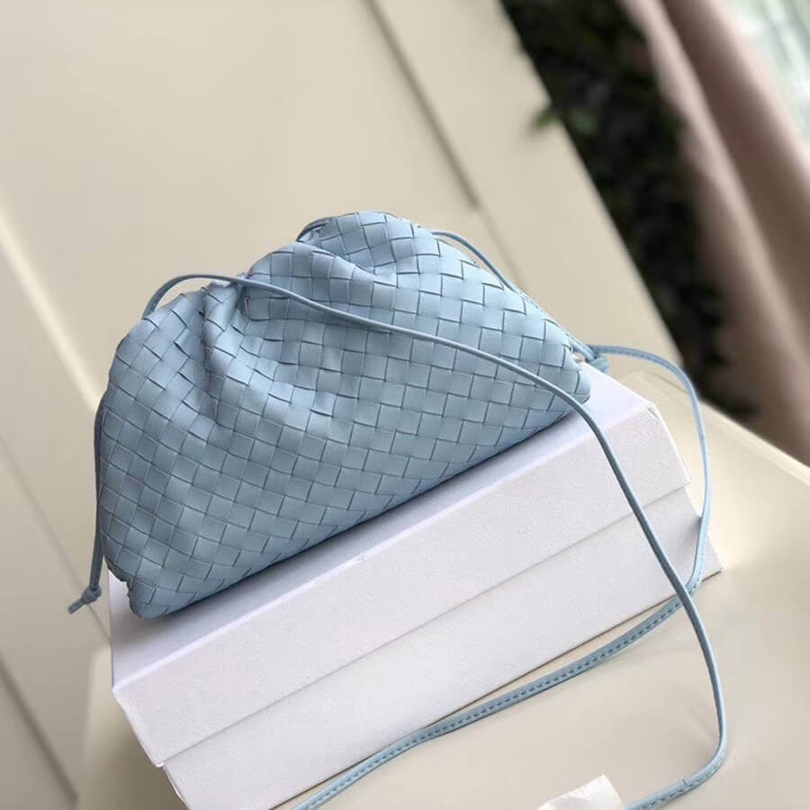 Bottega Veneta Woven Leather The Pouch 20 585852