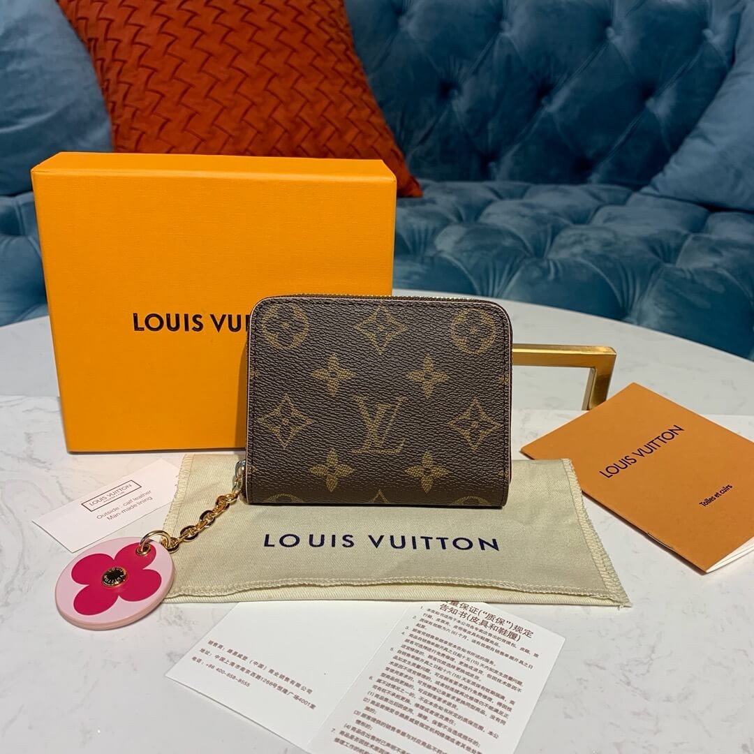 Louis Vuitton Monogram Cavas Zippy Coin Purse M68312