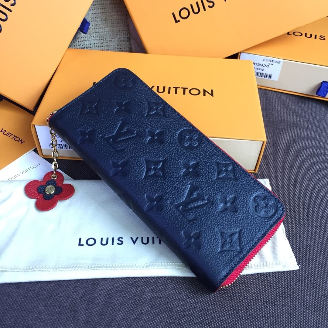 Louis Vuitton Monogram Empreinte Clemence Wallet M64162