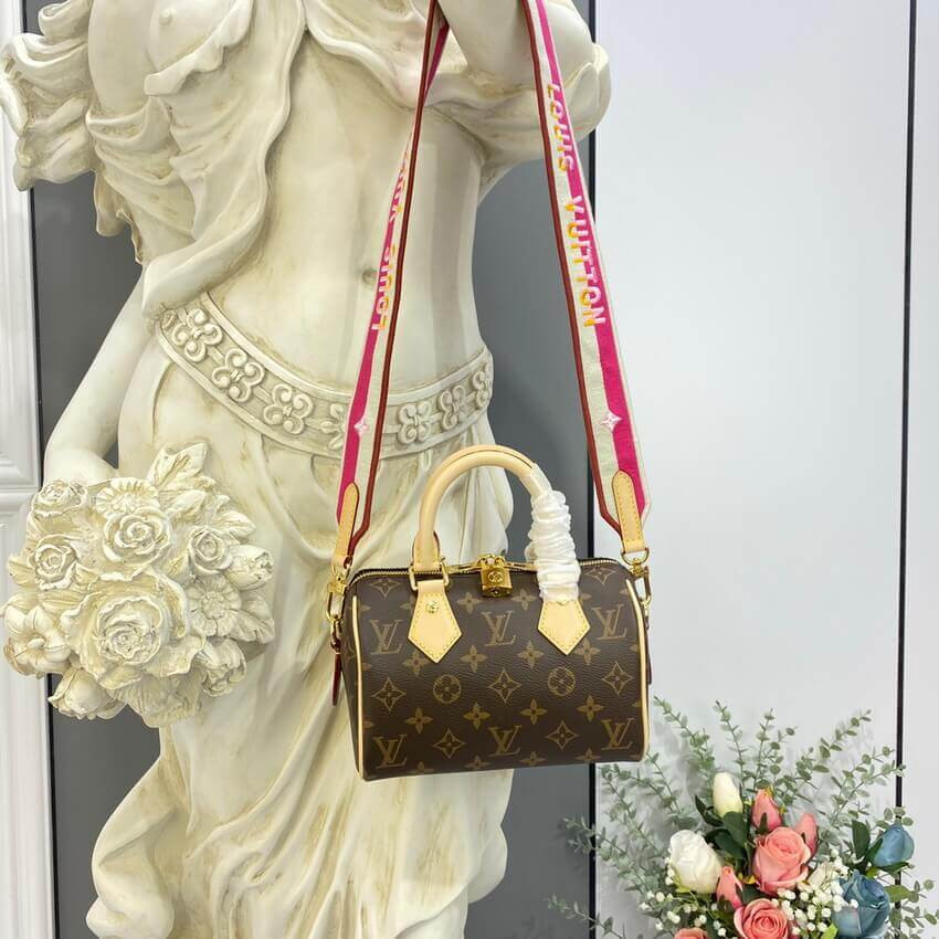 Louis Vuitton Monogram Speedy Bandouliere 20 M45948 Fuchsia