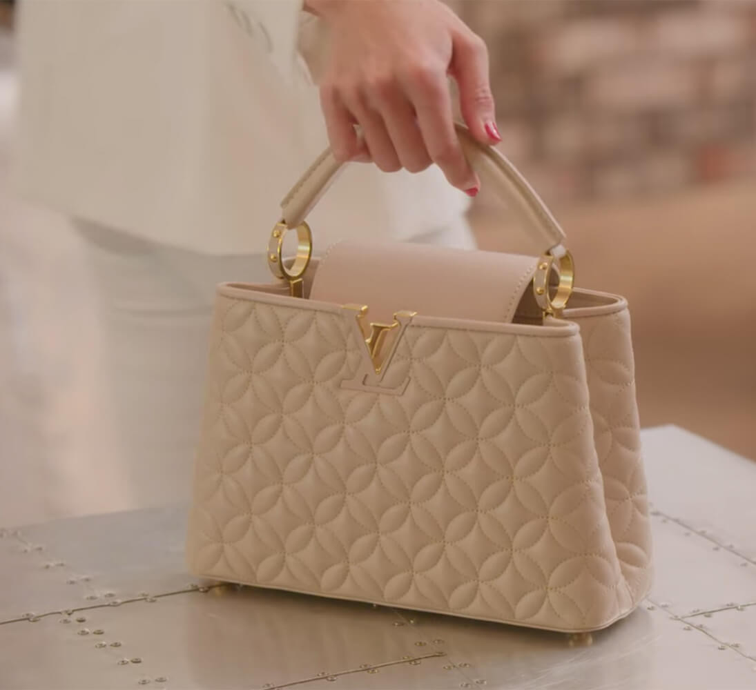 Louis Vuitton Capucines BB Bag In Quilting Lambskin M55360