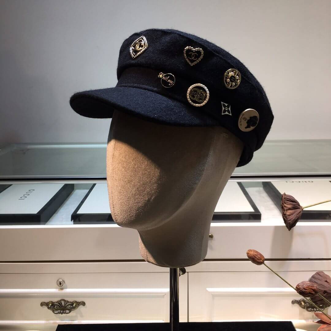 Chanel Badge Sailor Cap D013