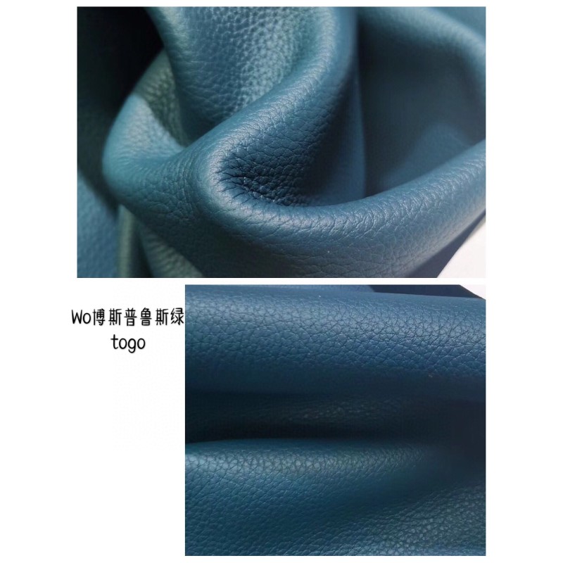 Hermes makes exclusive leather Togo calfskin: Green