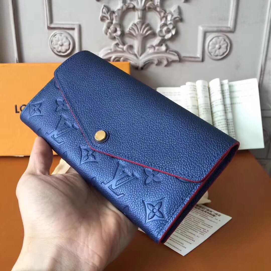 Louis Vuitton Monogram Empreinte Sarah Wallet M61181
