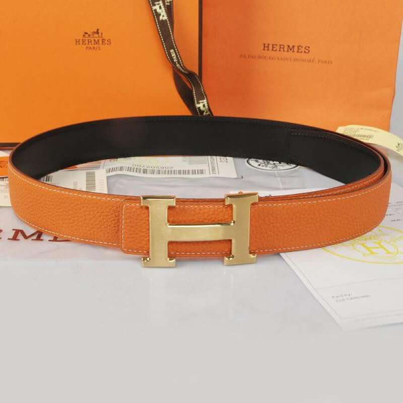 Hermes H Belt Buckle & Reversible Leather Strap 38 mm HB05