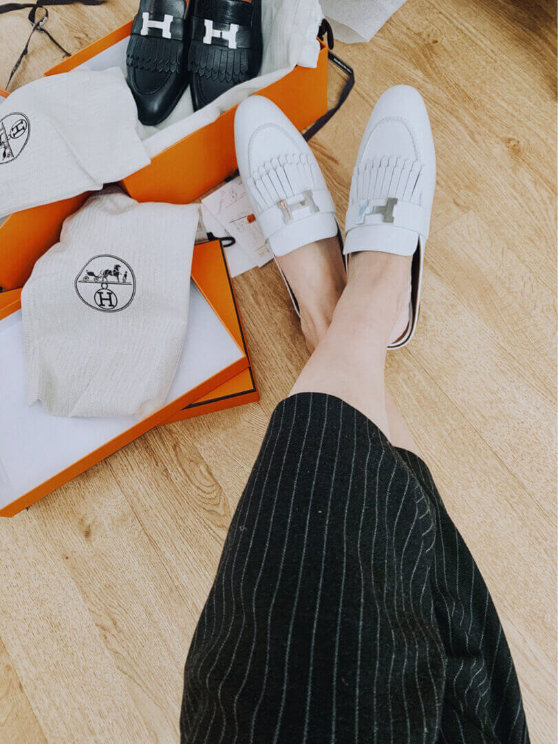 Hermes Rivoli Mule H18106